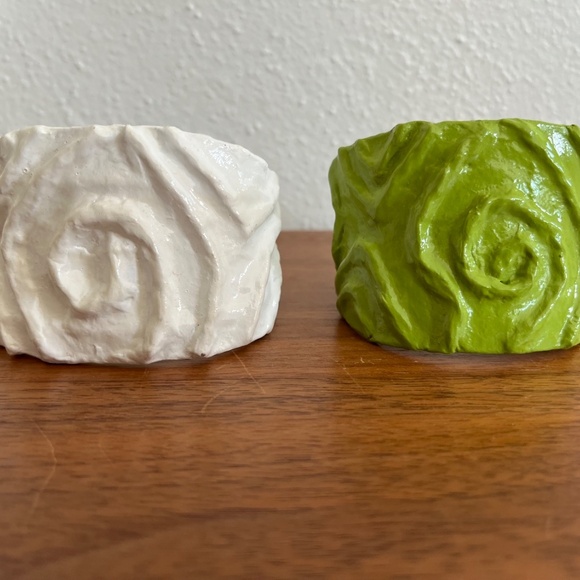 Three Artisan Made Paper Mache Bracelets by Stray Dog Designs Handmade Mexico - Picture 10 of 12